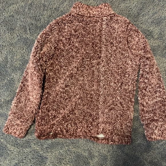 Weatherproof fuzzy pink quarterzip sherpa jacket - Picture 9 of 9